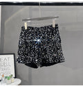 Short taille haute à paillètes +9 couleurs