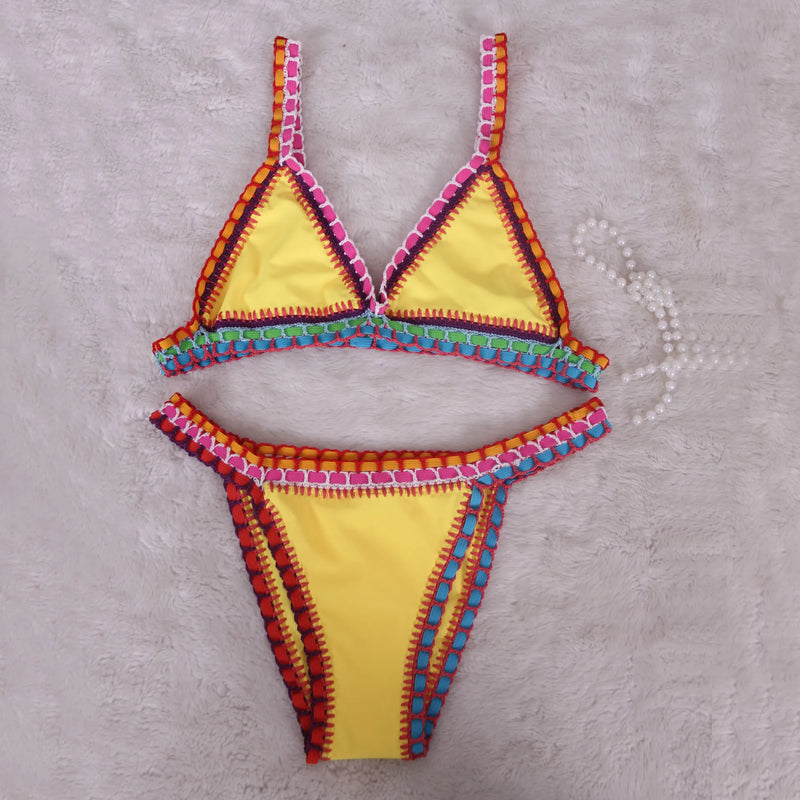 TropicFit – Bikini Triangle Imprimé Femme