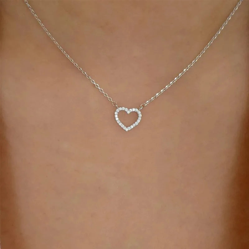 Collier pendentif cercle scintillant – vue 11