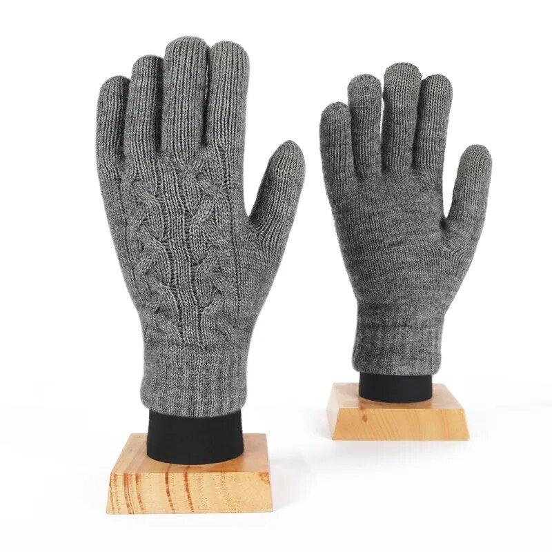 Gants en maille unis – vue 20