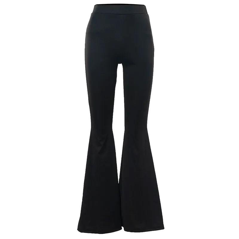 Pantalon éléphant décontracté – pantalon noir