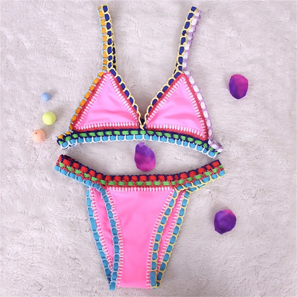 TropicFit – Bikini Triangle Imprimé Femme