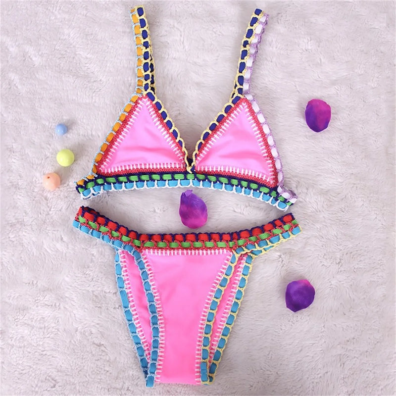TropicFit – Bikini Triangle Imprimé Femme