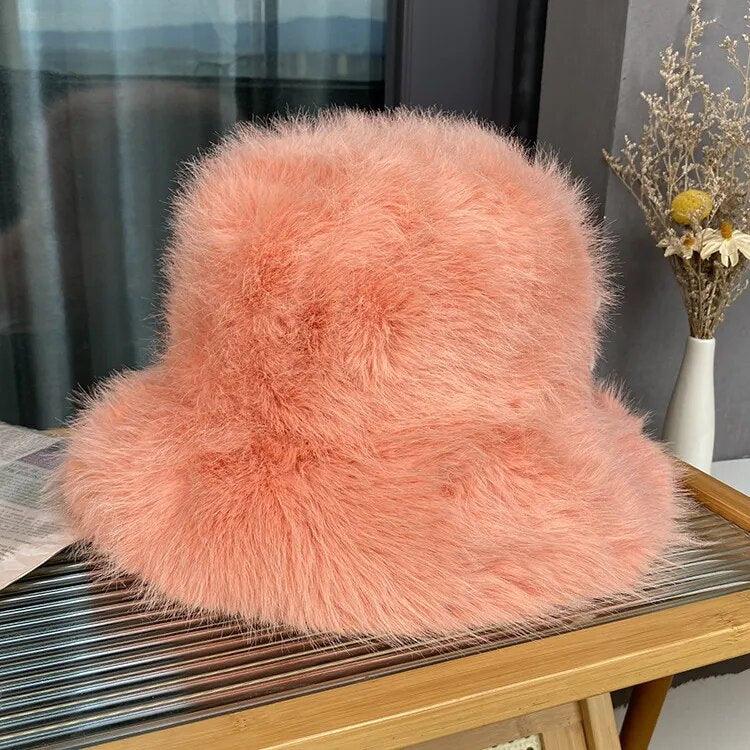 Bob en fausse fourrure – orange