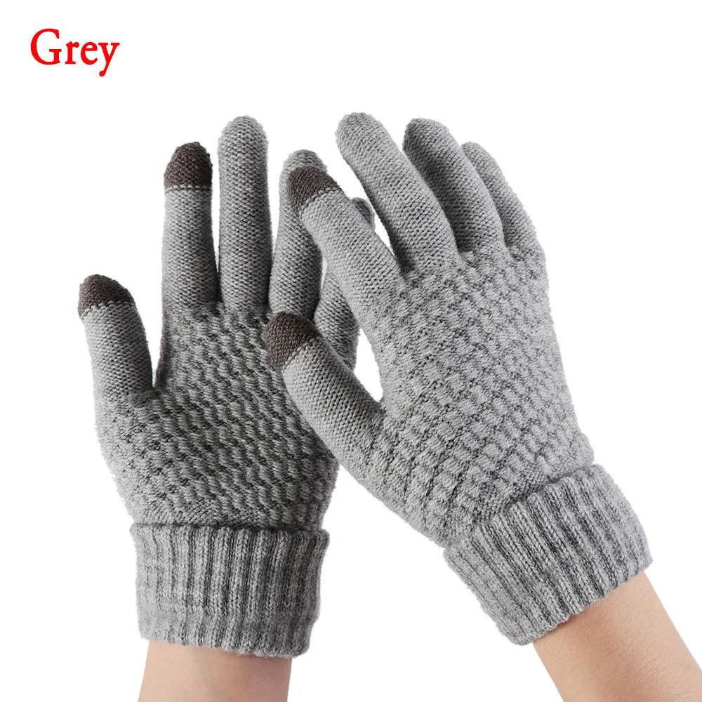 Gants en maille extensible