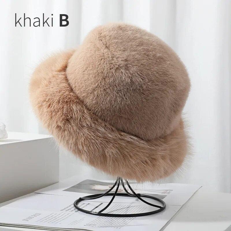 Bob en fausse fourrure – kaki