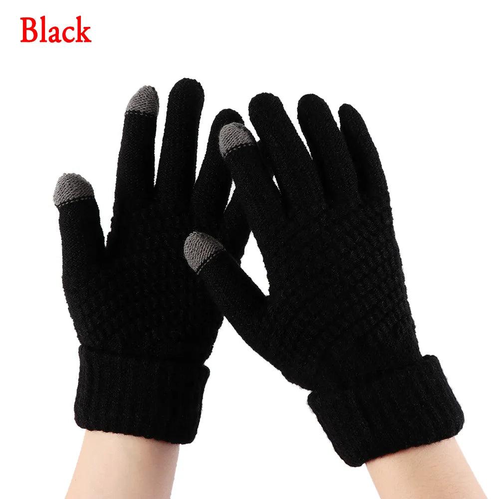 Gants en maille extensible