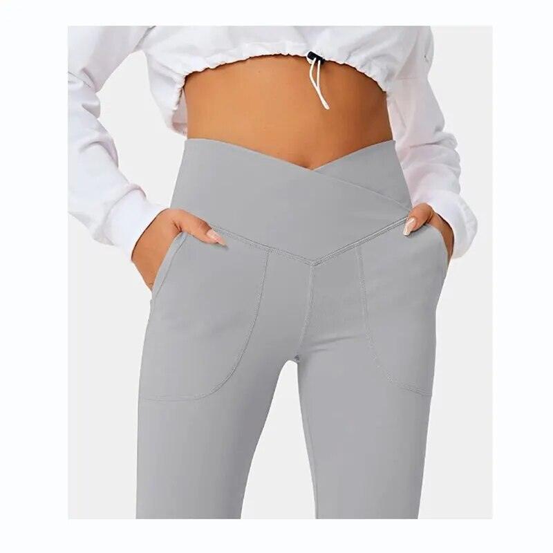 Pantalon patte d'éléphant taille élastique – vue 5
