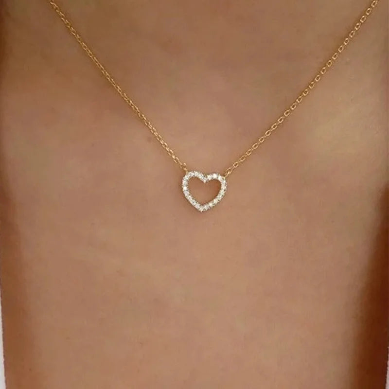 Collier pendentif cercle scintillant – vue 14
