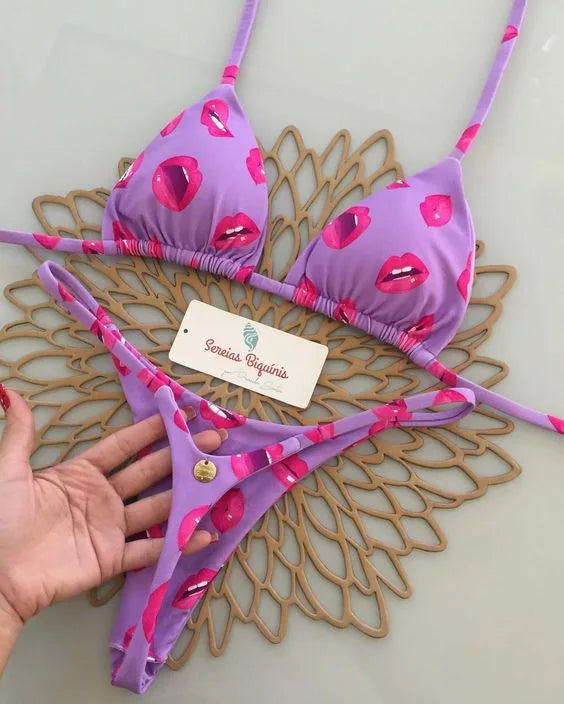 Instinct Léopard – Bikini Imprimé Sauvage à Lacets