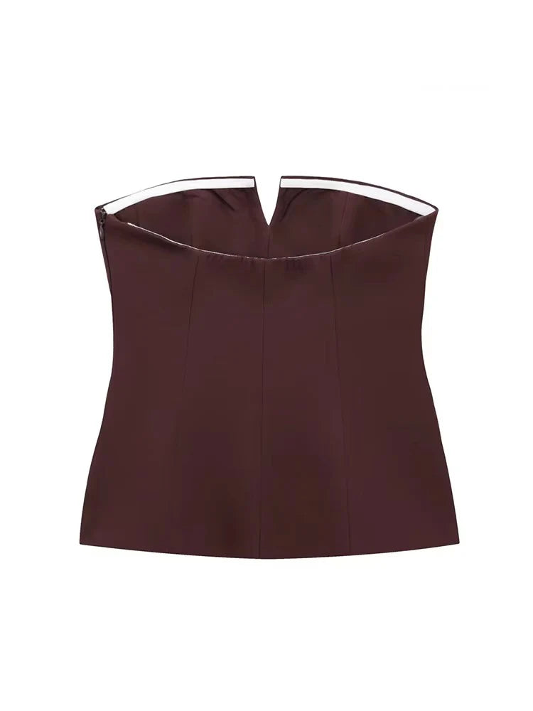 Chic Essential – Top Sans Manches à Poches