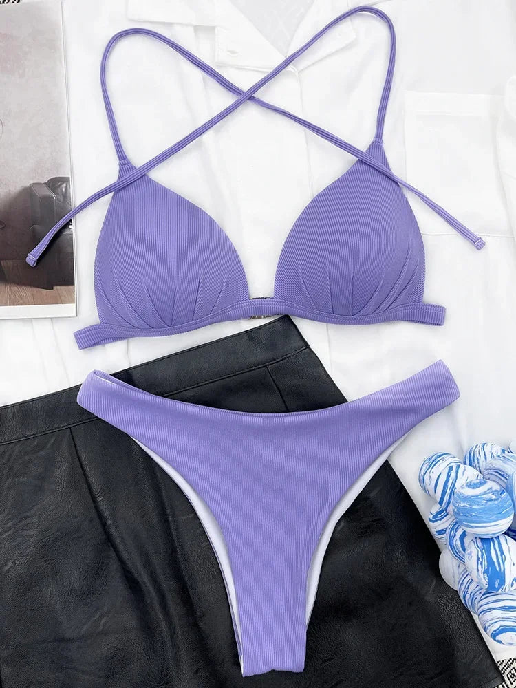 Solea Élégance – Bikini Triangle Deux Pièces