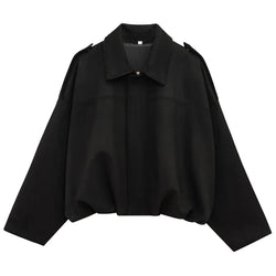 VESTE BOMBER FAUX DAIM EP